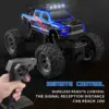 JJRC Q178 RC Bigfoot 2.4GHz 4WD RC 1:16 Off-Road Monster Truck All Terrain Climbing Off-Road Vehicle LED Headlights Toy Gift 6