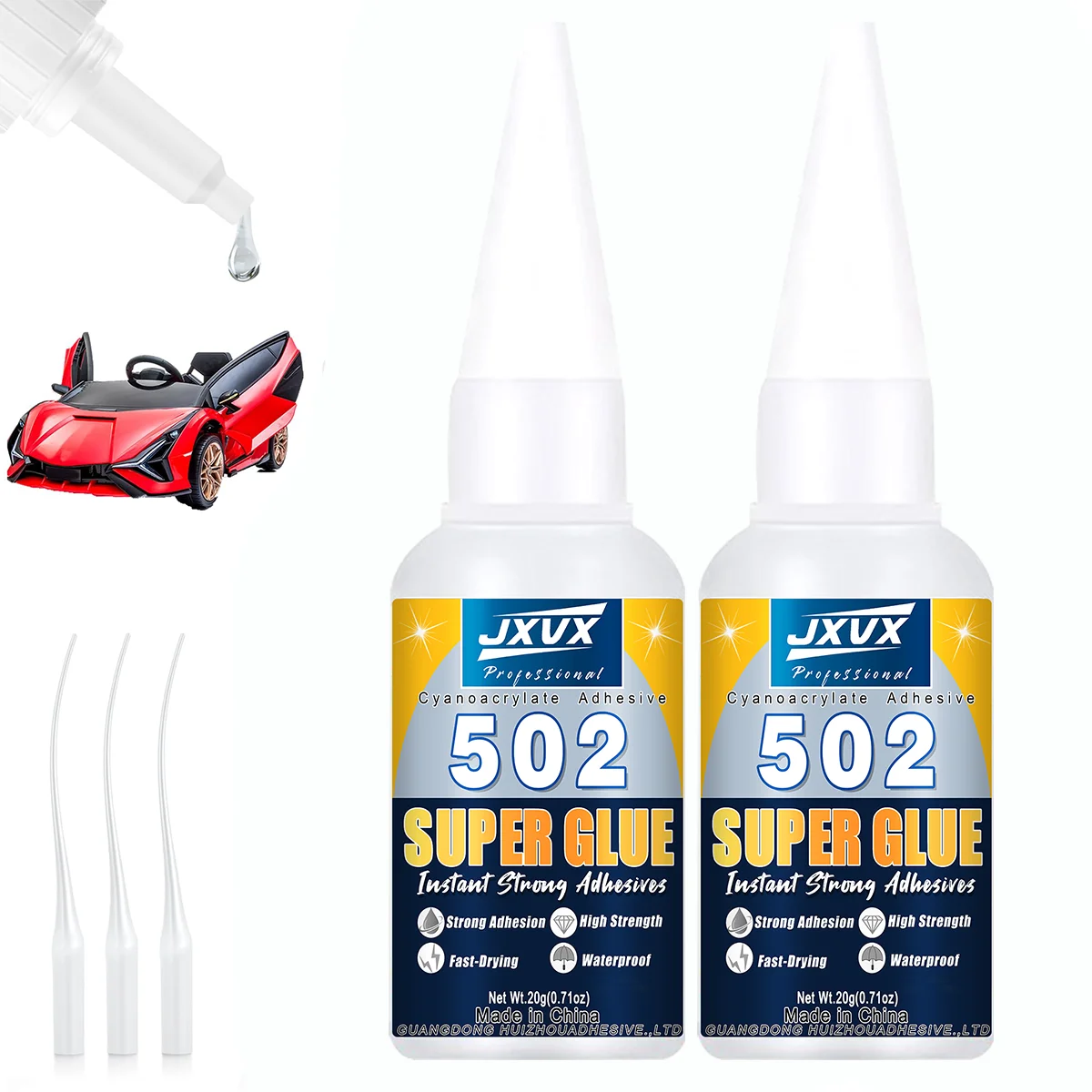Advanced Transparent Plastic Repair Glue - Quick-Set Formula for DIY Crafts and Projects