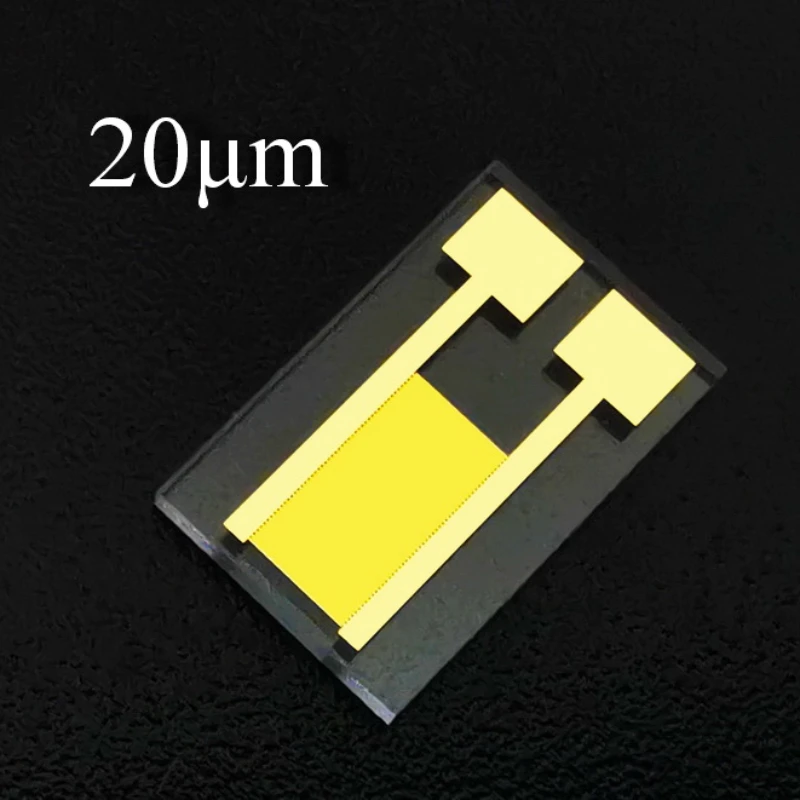 

20 micron silicon based interdigital electrode capacitance array MEMS. Photoelectric detection of gas biosensor 5PCS