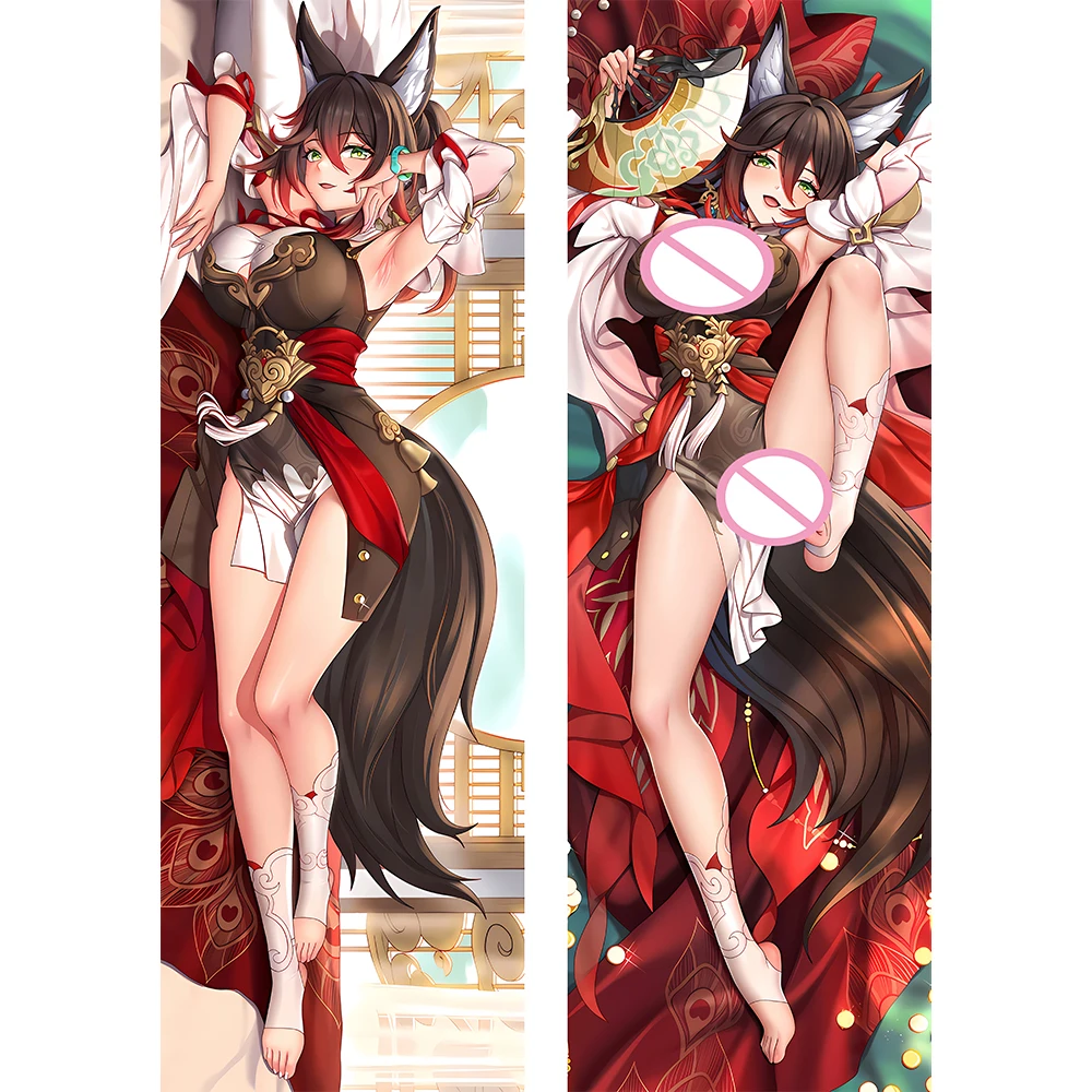 

Honkai Star Rail Tingyun подушка для тела CaseAnime Otaku 2-Side Печатный Waifu Декор обнимающая подушка для тела Подушка для подушки Чехол