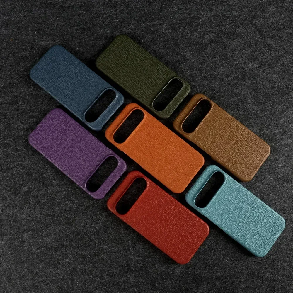 Vintage Genuine Leather Aesthetic Phone Case Cover