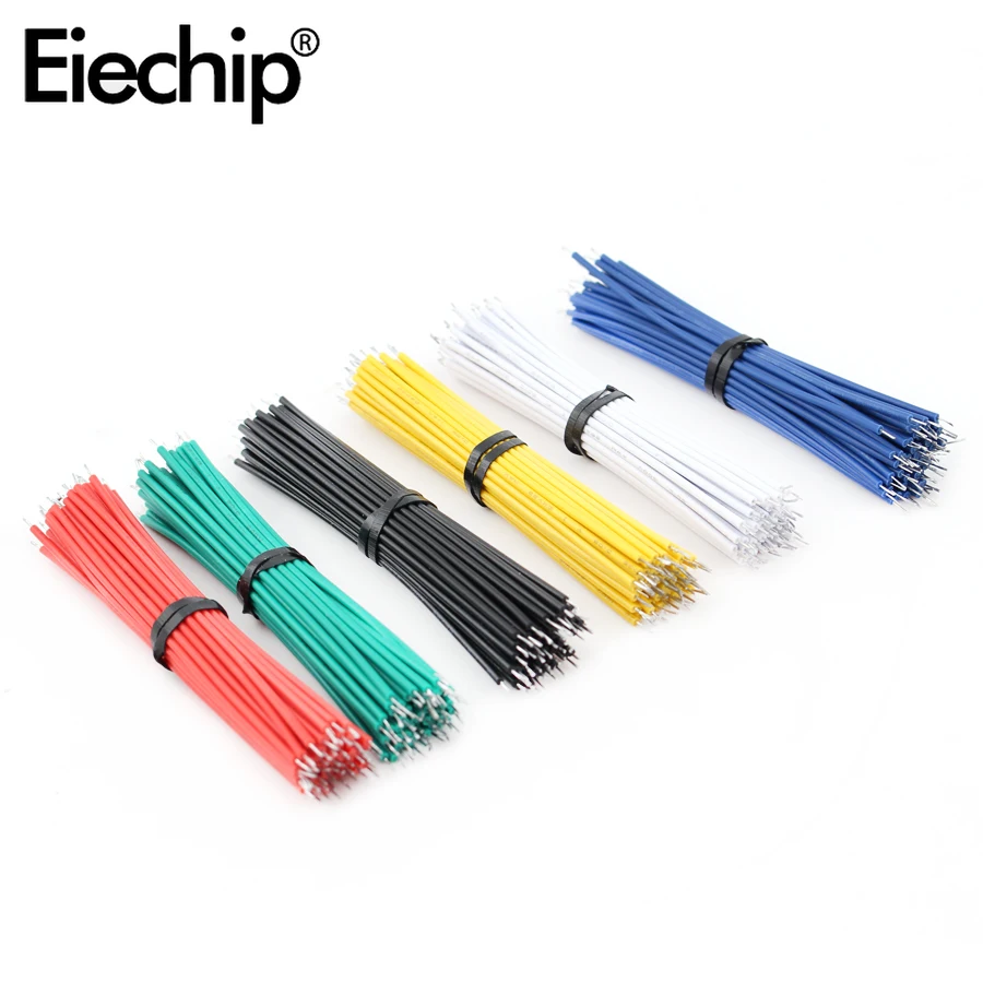 Solder Cable Jumper Wire Kit 24AWG Tin-Plated Breadboard Jumper Cable Wire 8cm 24AWG Fly Jumper Wire Cable Tin Conductor Wires 1007-24AWG