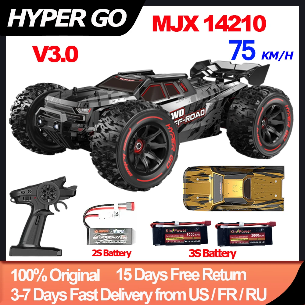 ［期間限定10/5迄]HyperGo MJX 14209 ブラシレス led 他 Amazon.co.jp: Fenamx Mjx Hyper Go Rc Truck 4x4 Rc ブラシレス