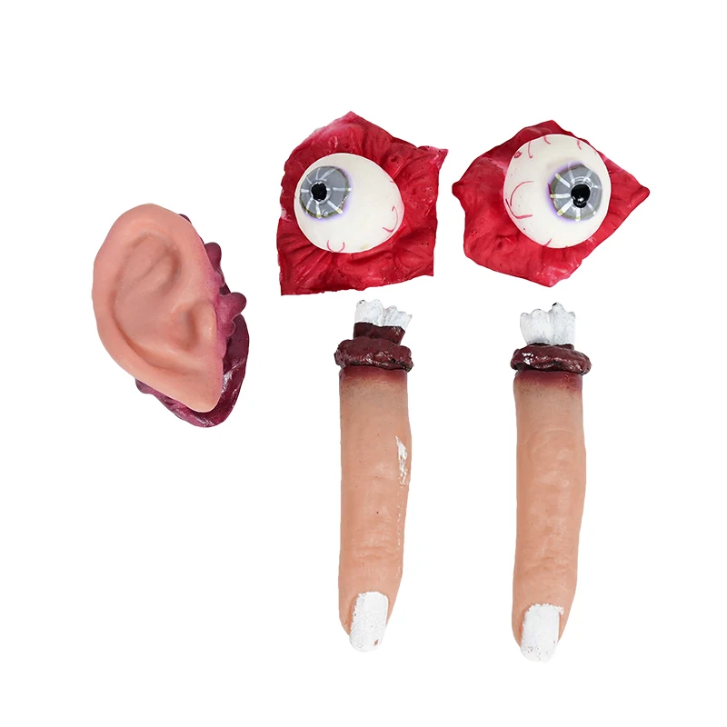 Halloween Horror Prop Simulation Menschliches Organ Blutiges Ohr Herz Gebrochenes Finger Auge Halloween Party Festliche Spukhaus Dekoration – Detail 13
