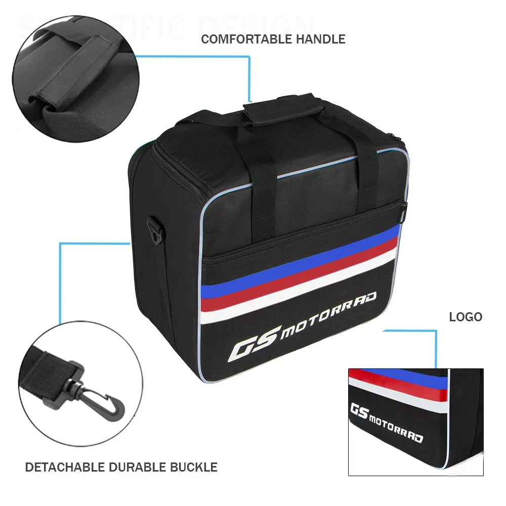 ل BMW R1200GS R1250GS LC ADV F850GS F750GS F800GS 2014-2025 دراجة نارية الأمتعة الداخلية حقيبة السلة الغطاء العلوي توسيع السرج