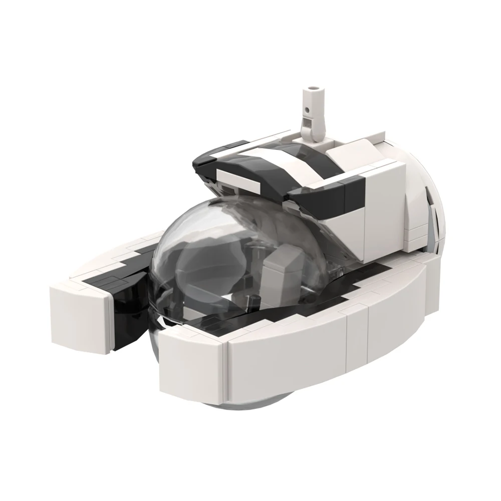 

MOC Deep Diving Game Subnautica Sailing Warship Building Block Model Seamoth Submarine Building Particles Toy Children Boy Gift
