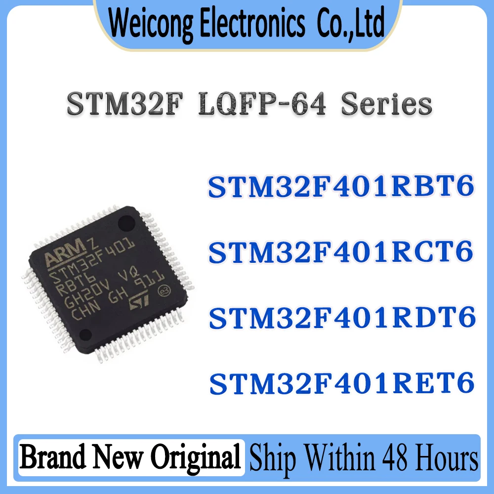 STM32F401RBT6 STM32F401RCT6 STM32F401RDT6 STM32F401RET6 STM32F401 STM32F40 STM32F4 STM32F STM32 STM ST IC MCU Chip LQFP-64