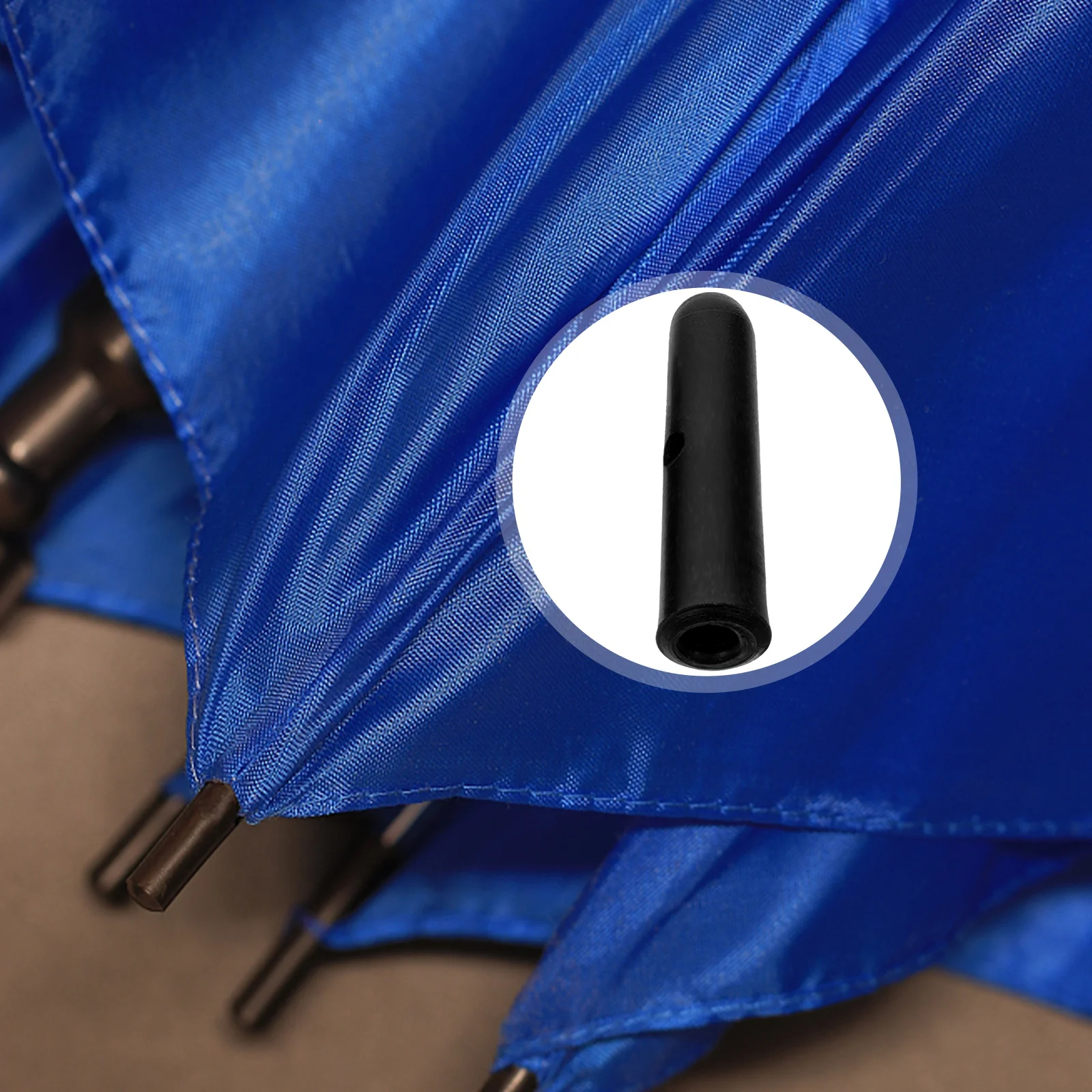 Folding Umbrella 10 Pcs Small Beads Umbrella Accessories Replacement Tail Metal Bone Covers Folding