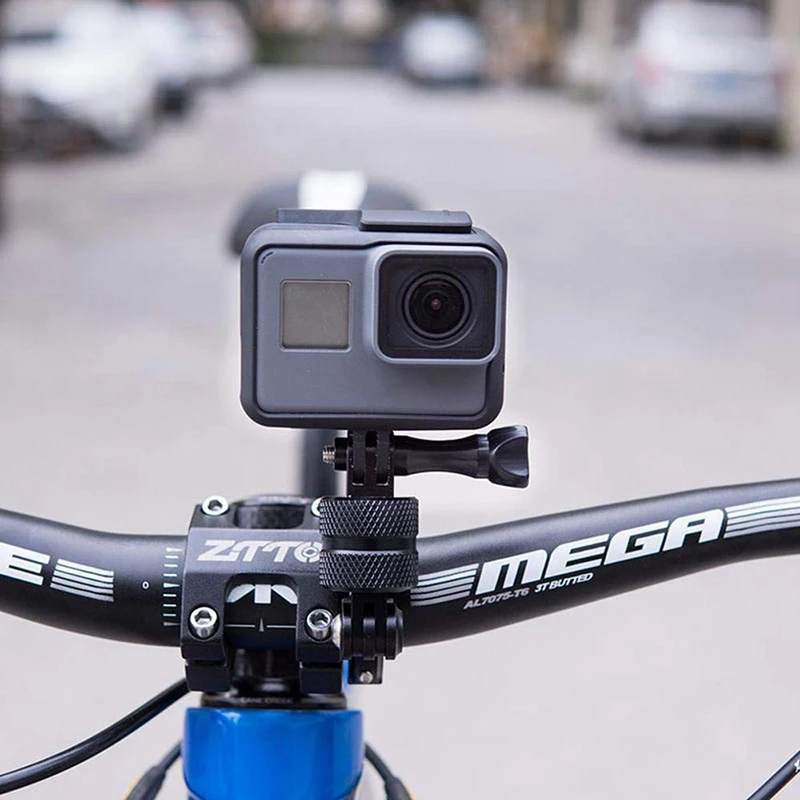 Bicicleta Rotação Alumínio Titular Guidão Montagem para Gopro Hero 11 10 Xiaomi yi Eken Sjcam Dji Câmera de Ação