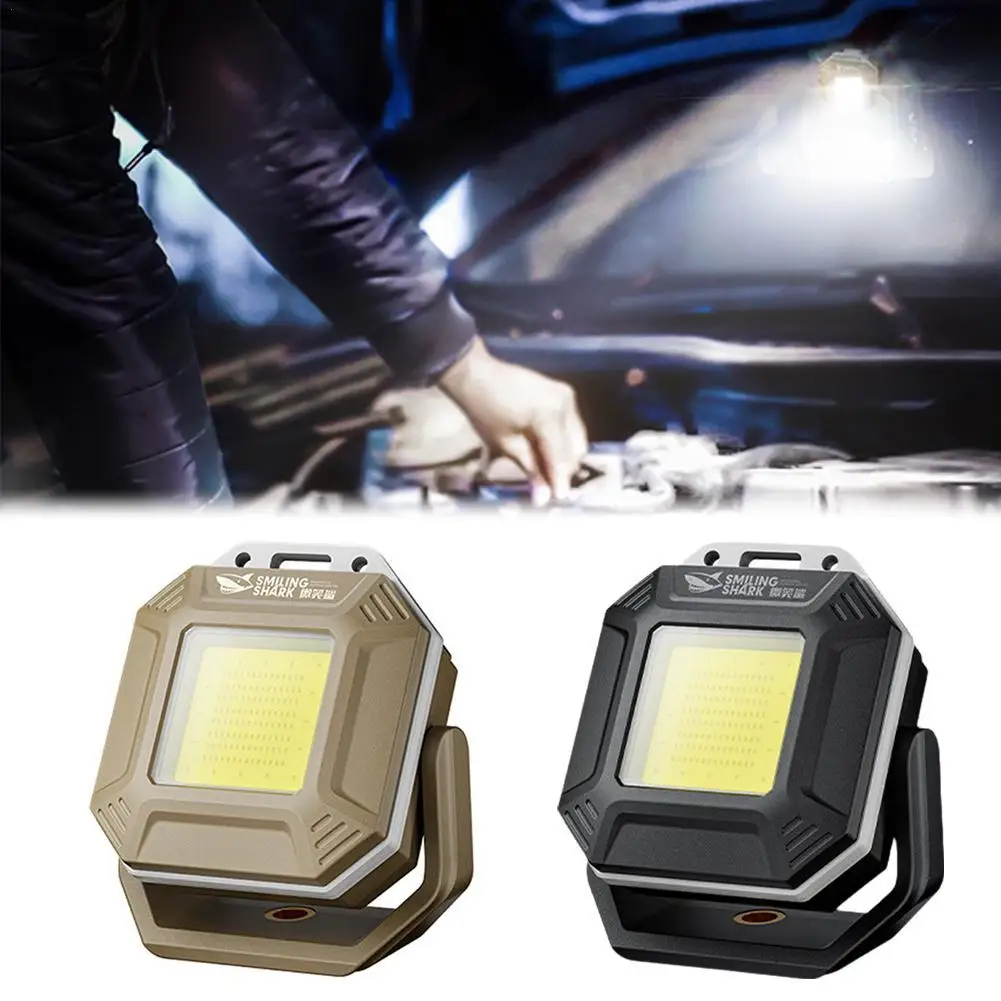 Pocket Work Light COB LED Inspection Lamp Waterproof Emergency Flashlight With Magnetic Base Portable Torch Light for Car Repair