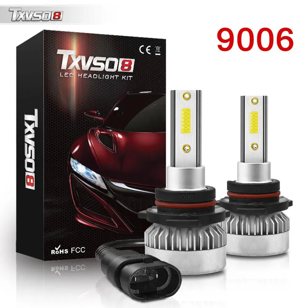 자동차 운전 전구, 매우 밝은 LED 헤드라이트, 백색 조명, 9006/HB4, 110W, 6000K, 자동차 조명, 자동차 액세서리