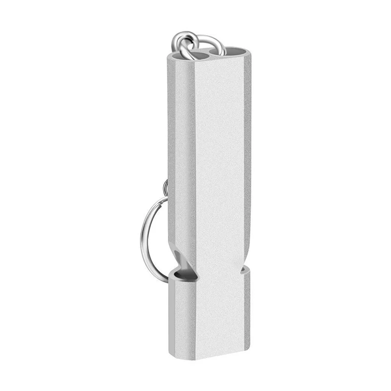 Pet Dog Training Whistle Aluminum Two-tone Training Whistle Cats Birds Tool Recall Barking Control Survival dog whistle