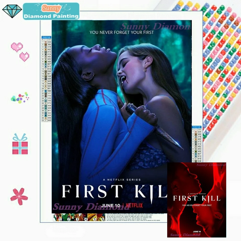 

Набор для алмазной живописи с изображением фильма «First Kill»
