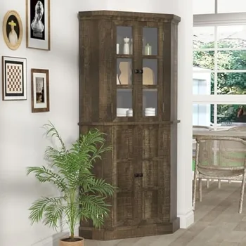 Corner Storage Cabinet, 67 5