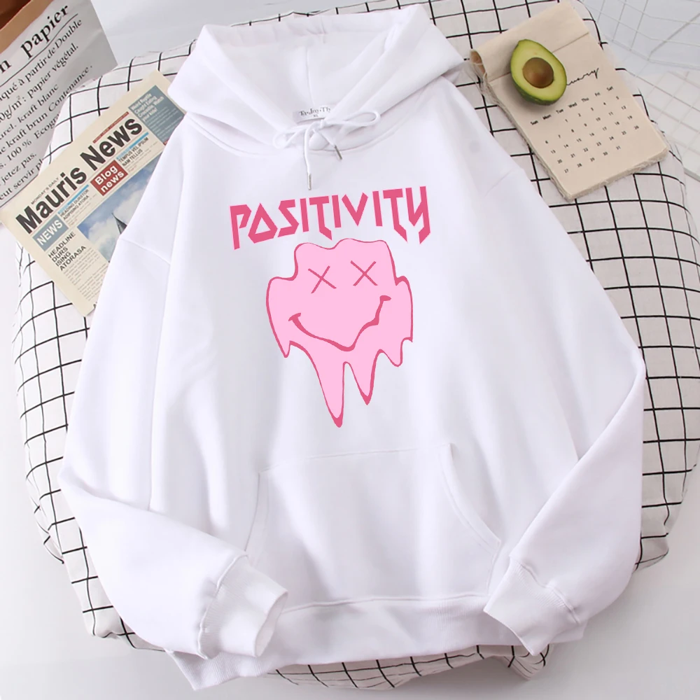 

Pasitivity Melting Happy Face Men'S Hoodie Fashion Comfortable Hoodies Quality Creativity Clothing Vintage Oversized Clothes