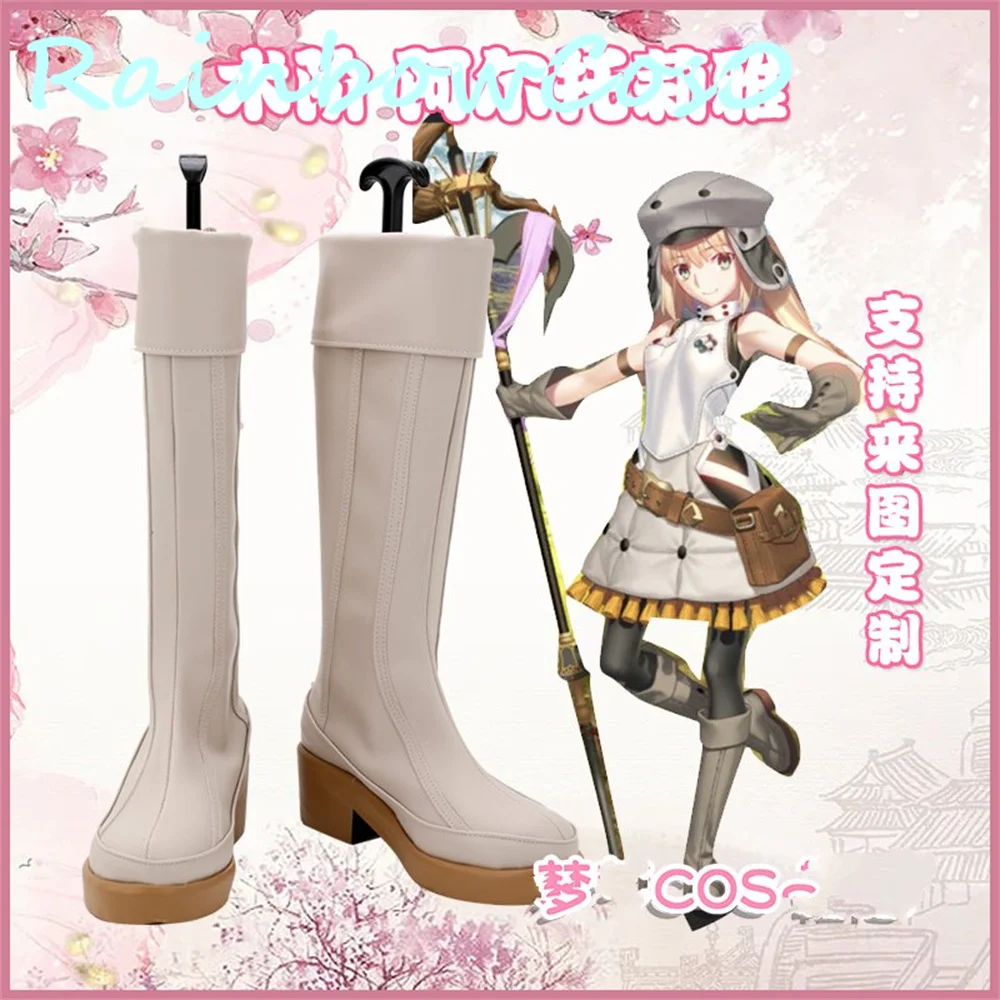 

fate grand order FGO Altria Pendragon Cosplay Shoes Boots Game Anime Carnival Party Halloween Chritmas W2207