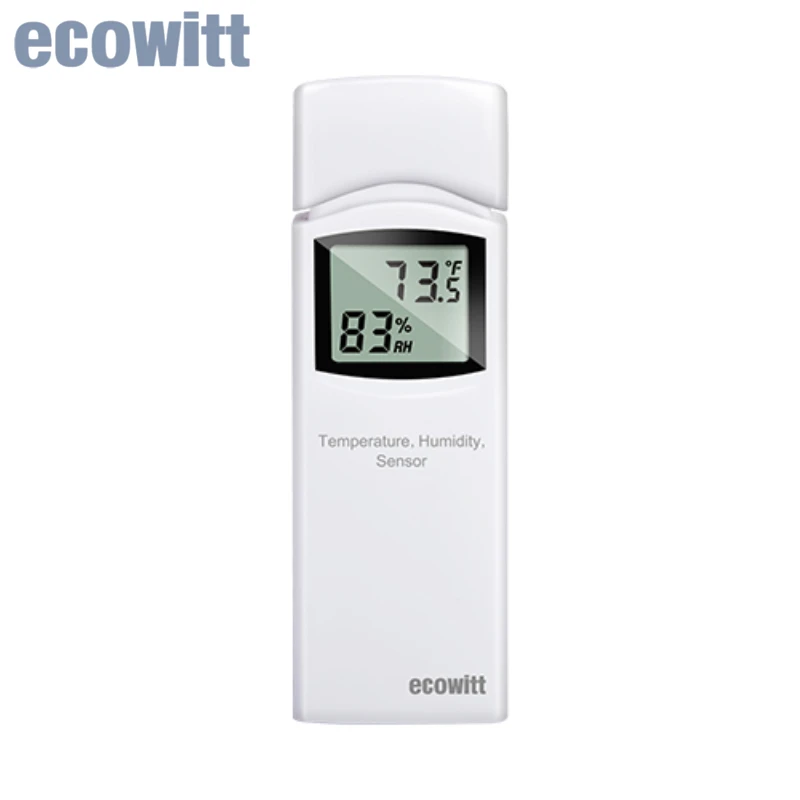 Ecowitt WN32(WH32) Outdoor Temperature Humidity Sensor, Single Channel Thermo-Hygro Sensor, for Replacing Data of WS69 WS80 WS90