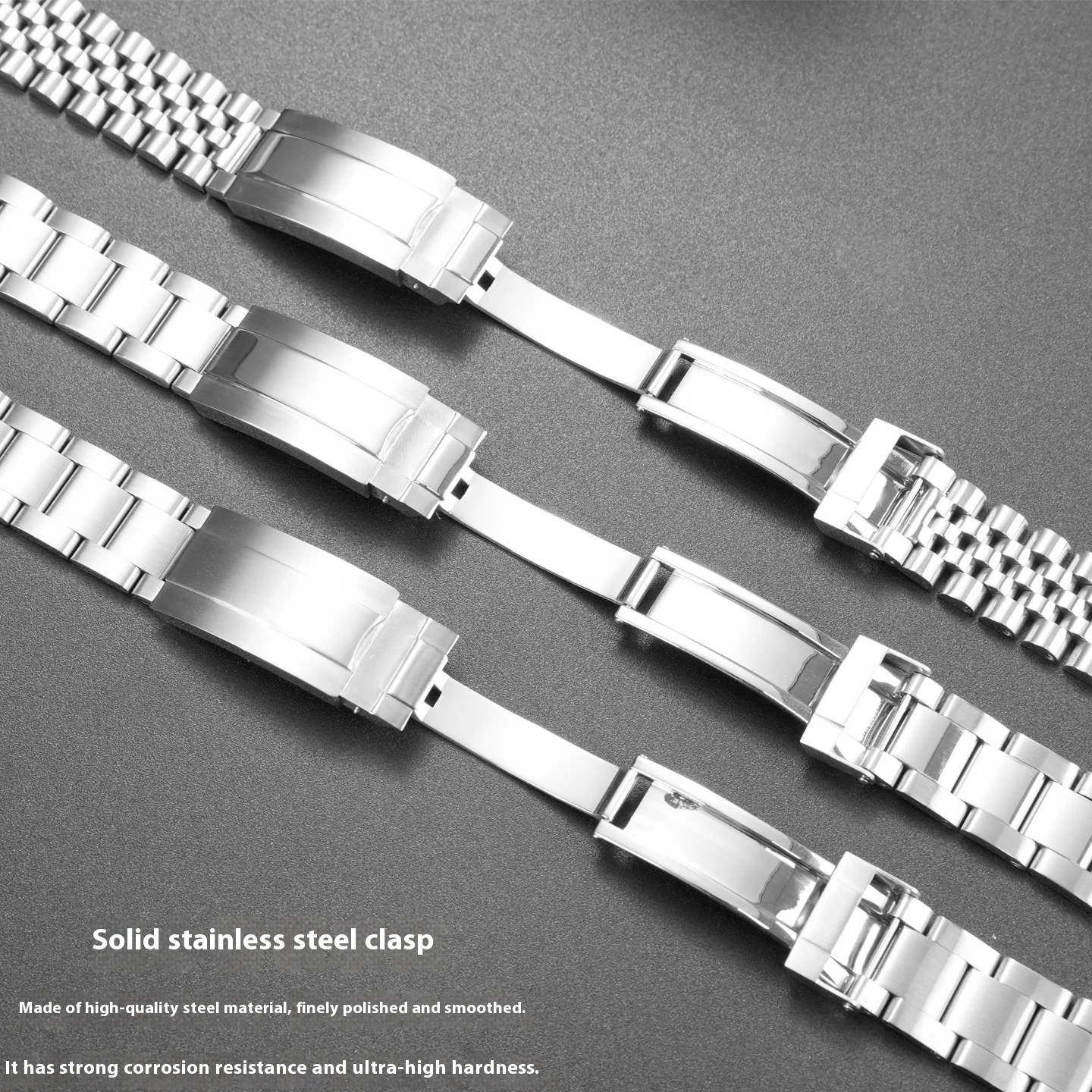 Stainless Steel Waterproof Watch Strap Bracelet in Various Sizes