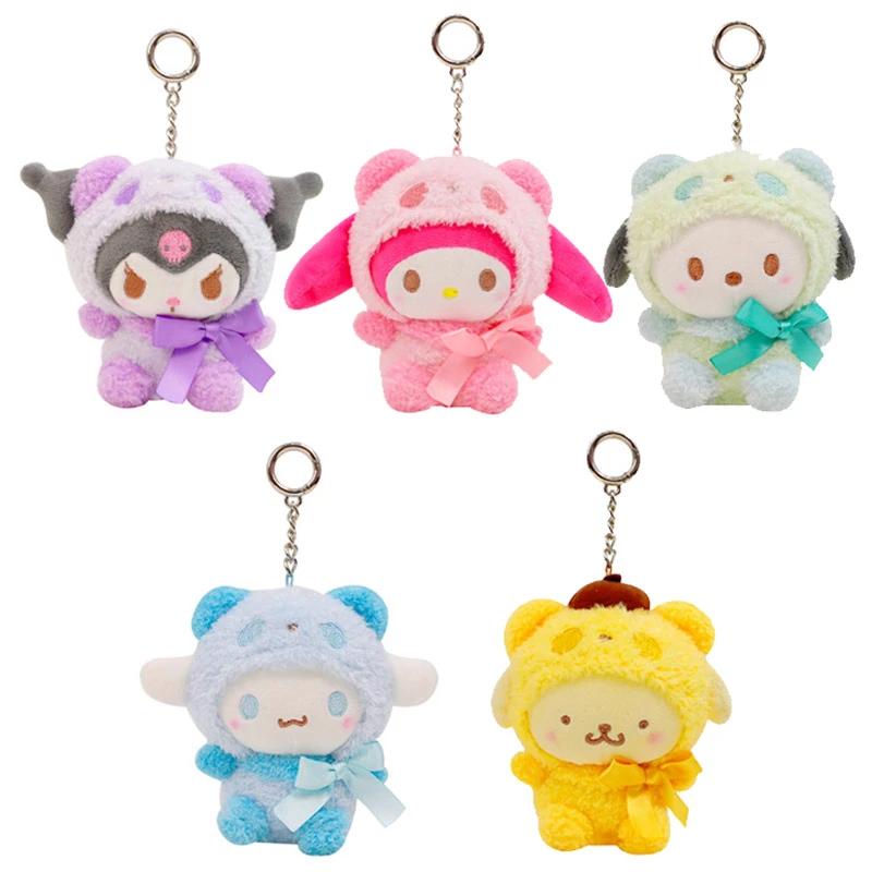 10センチメートル漫画かわいいメロディシナモロールクロミpurin犬ぬいぐるみアニメぬいぐるみかわいいぬいぐるみキーホルダーペンダント人形のおもちゃ Null Aliexpress