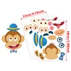12Sheet/set Make a Face DIY Puzzle Stickers 4 Styles Available 12 Different Patterns Cute Animals Changing Stickers  Kids Toys 5