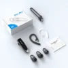 NEWBEE Single Wireless Bluetooth Headset Earphone Noise Cancelling Mic Sports Headphone Hands-Free Earbuds 24 Hrs Driving Office 5