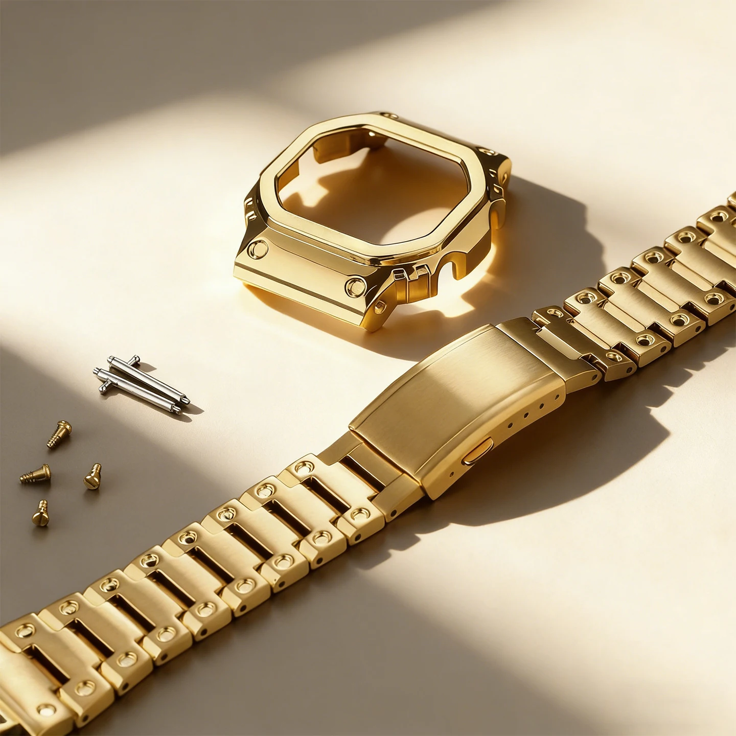 Stainless Steel Case and Bracelet for G-SHOCK Watch Customization Kit