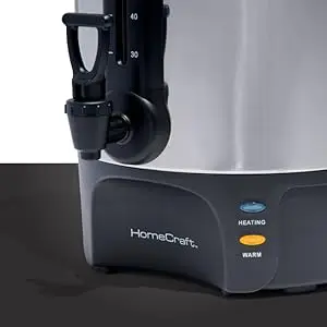 image of homecraft coffee urn with heating and warm indicators