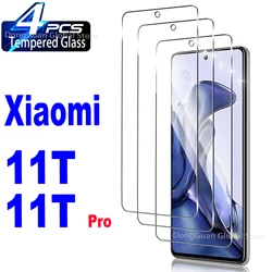 Premium 9H Tempered Glass Screen Protector - 2 or 4 Pack for 4 pieces (For Xiaomi 11T)