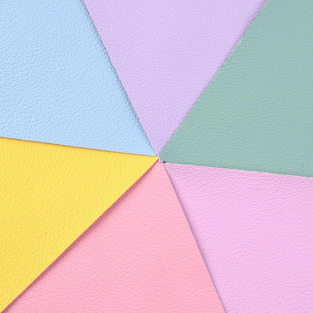 Easter Day Synthetic Leather Fabric Sheet Faux Leather Fabric A5 Size for Bows Crafts DIY Handmade Sewing Material