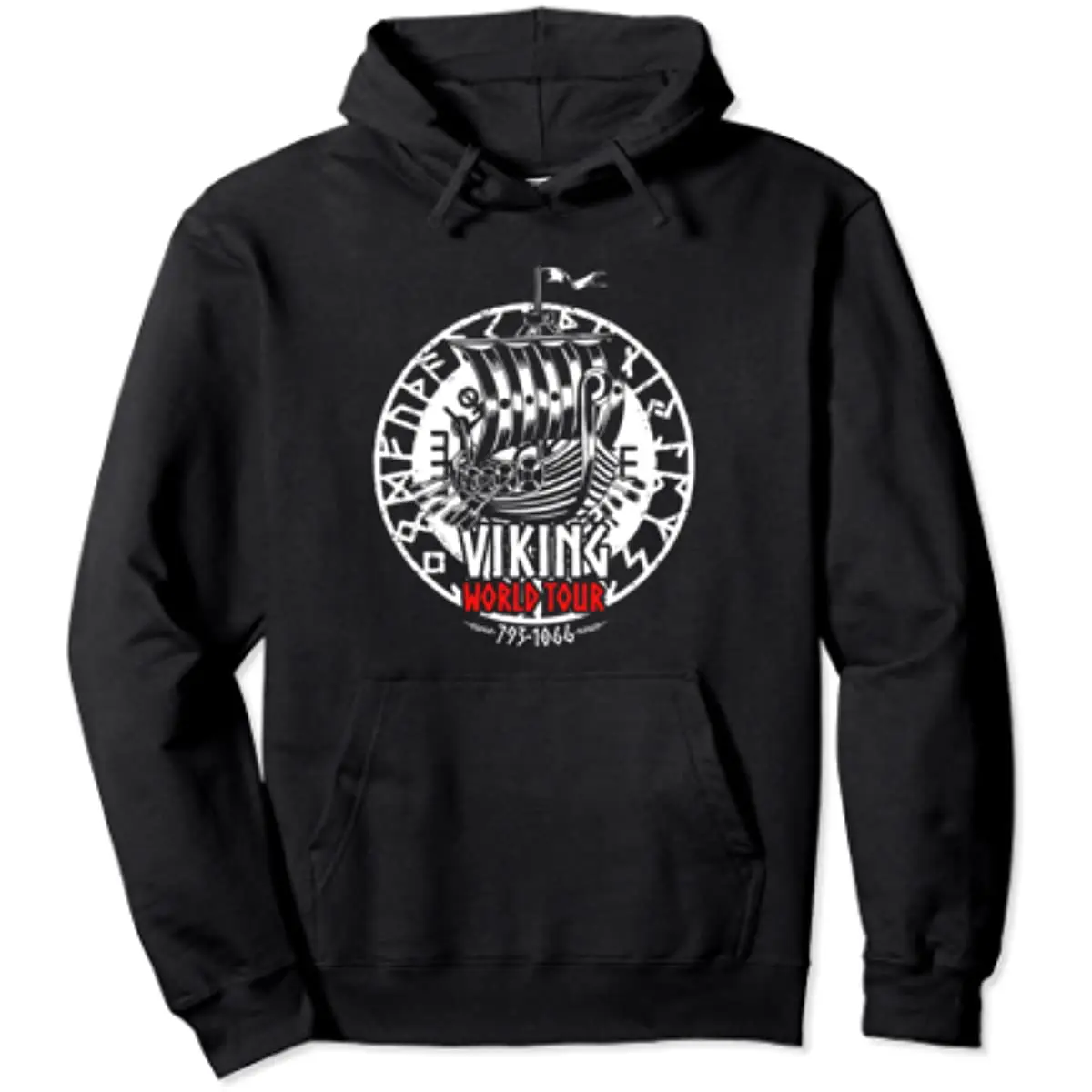 Vi King World Tour Longship Gift For Vi King Warriors Men Pullover Felpa Con Cappuccio Casual Cotton Daily Men Abbigliamento