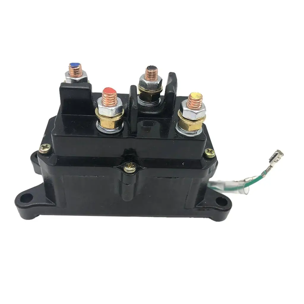 

Universal 250AMP 12V Solenoid Relay Contactor & Rocker Switch for ATV Winch
