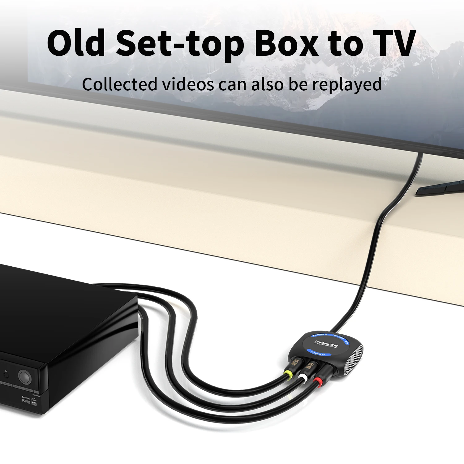 HD 1080P AV to HDMI Converter