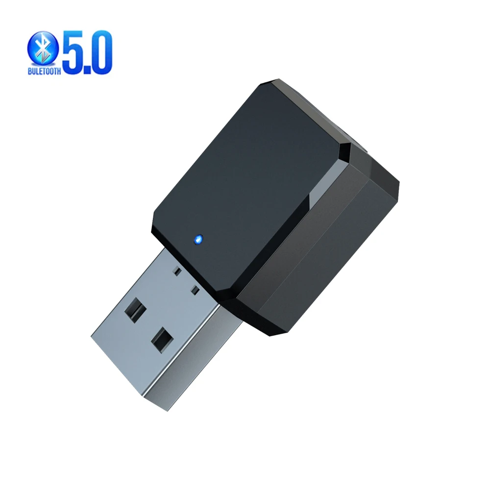 Bluetooth Adapter Bluetooth Audio Receiver Bluetooth Transceiver Adapter Audio Adapter Bluetooth Aux Adaptor Wireless Adapter USB Dongle Bluetooth 5.0 Receiver Music Speaker Microphone 3.5mm AUX Car Bluetooth Receiver Audio Adapter