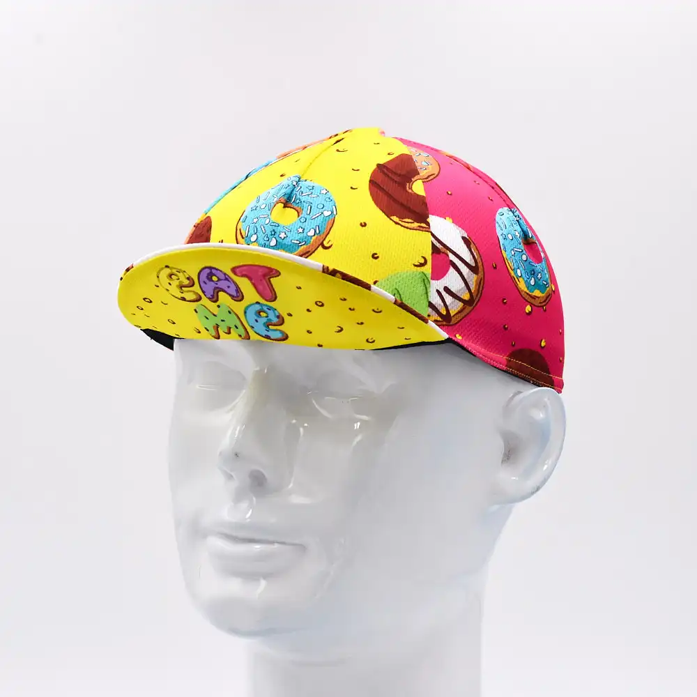 Retro Classic Donut Cycling Cap Summer Men Bike Outdoor MTB Bicycle Hat Quick Dry