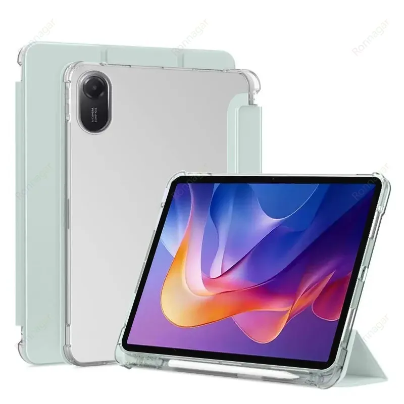 Enhanced Tablet Case with Pencil Holder and Flip Stand - Auto Sleep/Wake, Fits 12.1-Inch Tablets