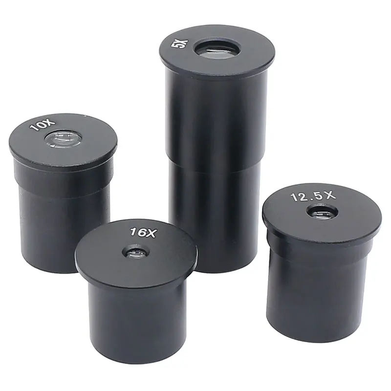 1PC 5X / 10X / 12.5X 16X Optical Eyepiece Lens 23.2 mm Mounting Size for XSP Series Biological Microscope,microscope eyepiece