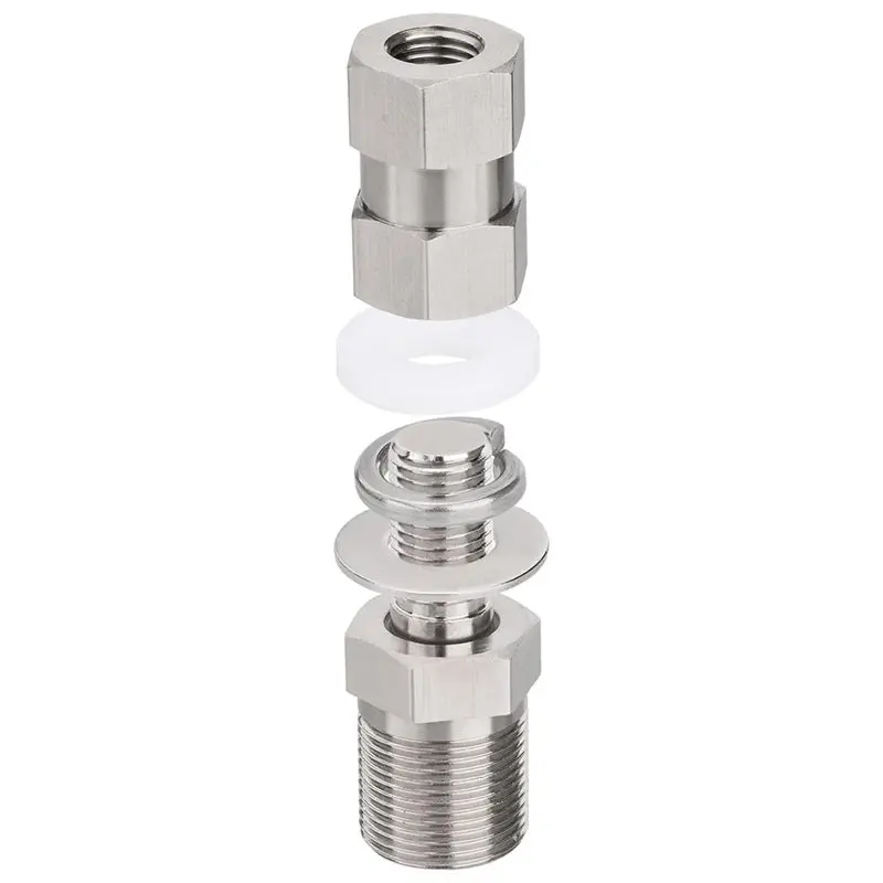 A37T-2Pcs 라디오 안테나 어댑터 SO239  3/8X24 스터드 안테나 어댑터(3/8 X 24 스레드용) 햄 라디오 안테나 장착 표면