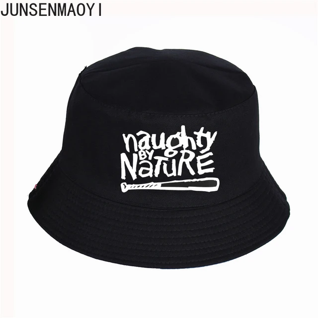 Naughty By Nature Bucket Hats Summer pop harajuku Women Men Funny fisherman  hat Outdoor sunshade cap fishing Sunscreen Beach Hat - AliExpress