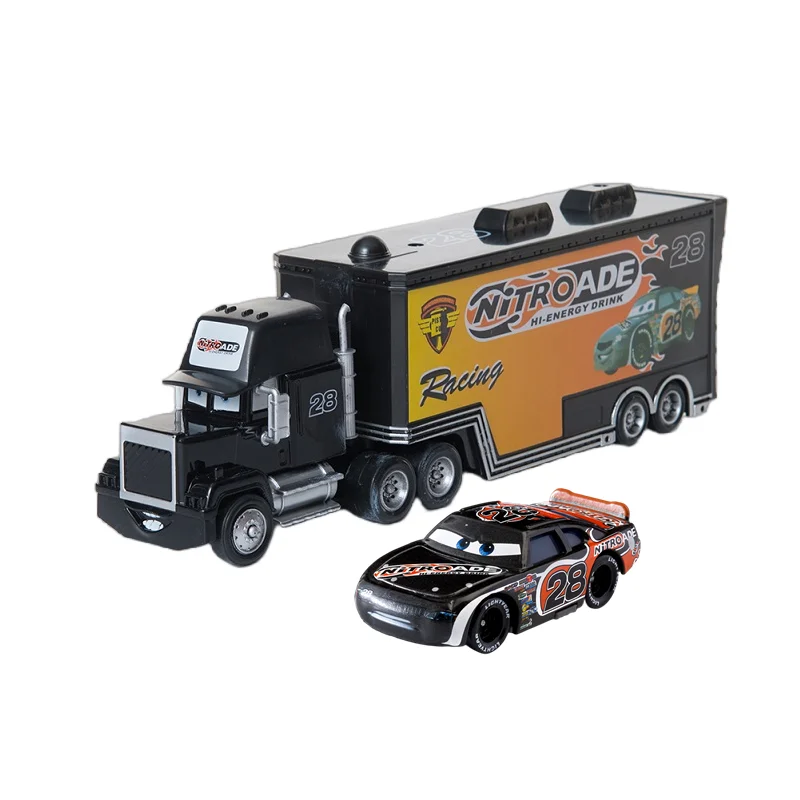 Disney Pixar Cars 2 3 Toys Lightning McQueen Jackson Storm Mack Uncle Container Truck Diecast Model Car Toy Childrenr Gift