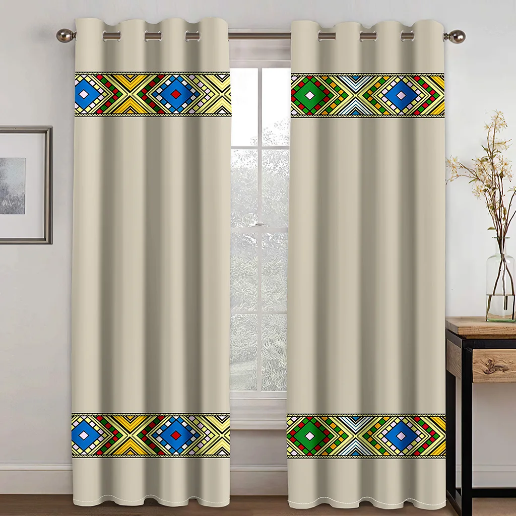 Rideaux traditionnels eritriean higthe caliti 2piece