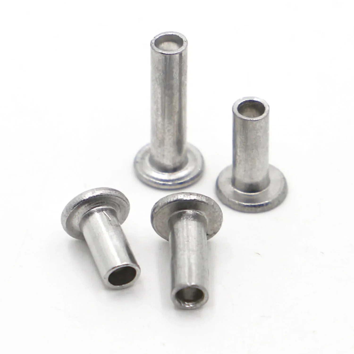 Aluminium Flat Truss Head Semi-hollow Rivet M2 M2.5 M3 M4 M5 M6 Socket Shank Semi-tubuler Bolts GB875 10/20/50pcs rivets and fasteners,rivets and screws