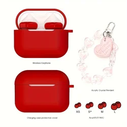 Chic Wireless Bluetooth Earbuds with ENC Noise Cancelling - Perfect Gift (Red)