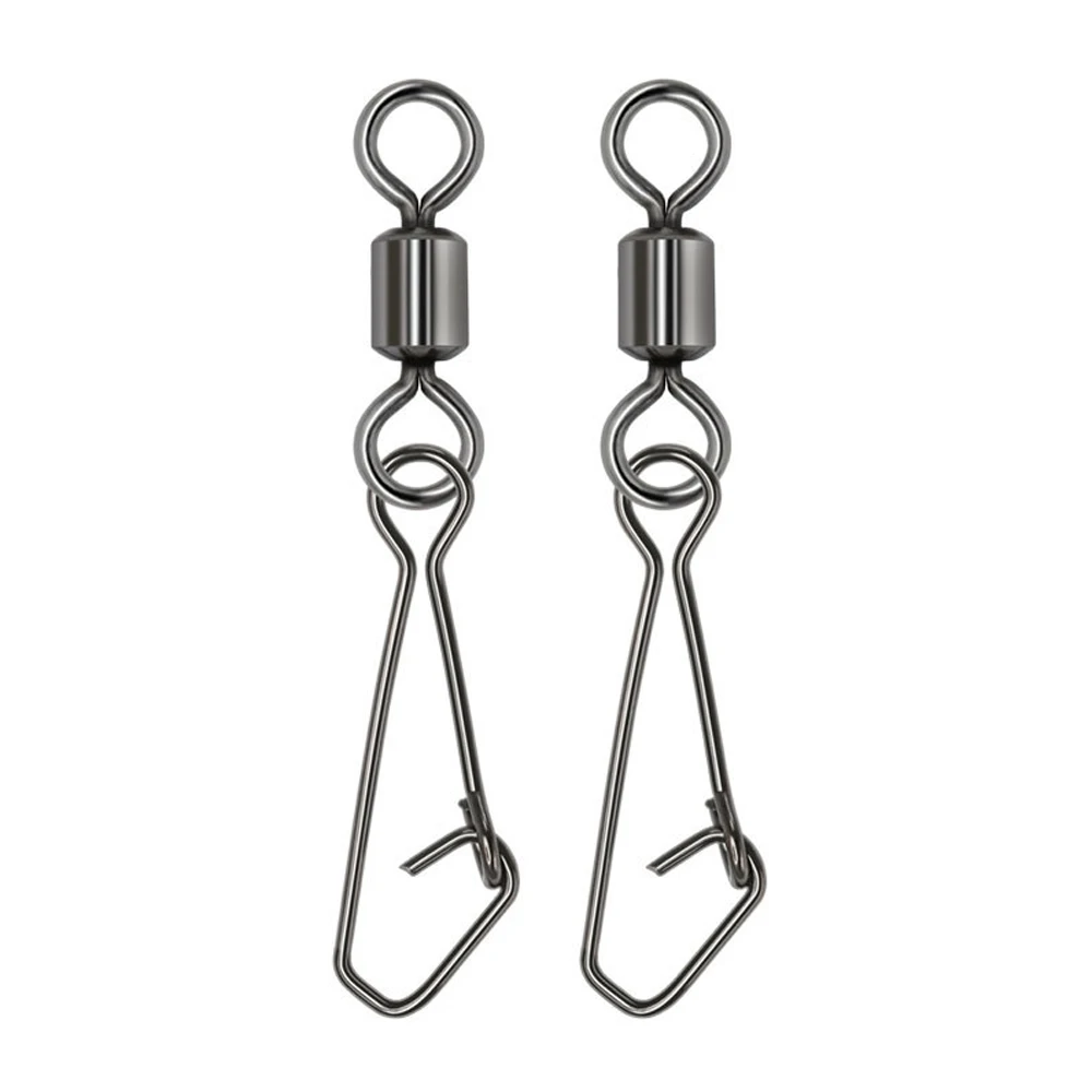 50 stücke Angeln Locken Stecker Angeln Barrel Roll Wirbel Angeln Schnell Pin Haken Link Snap Angeln Zubehör – Detail 9