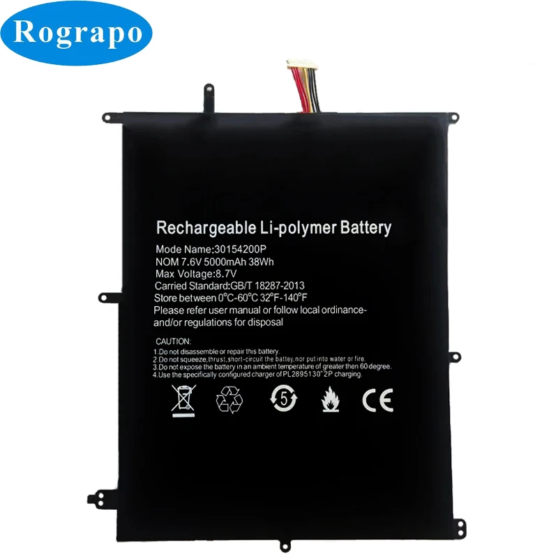 Bateria Portátil Inteligente para Prestigio Smartbook Jumper Ezbook x4 Inteligente E17 Bben N14w Th140a 30154200p Nv2874180-2s 141s Novo