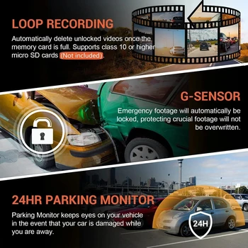 1080P Dual WiFi Dashcam 6