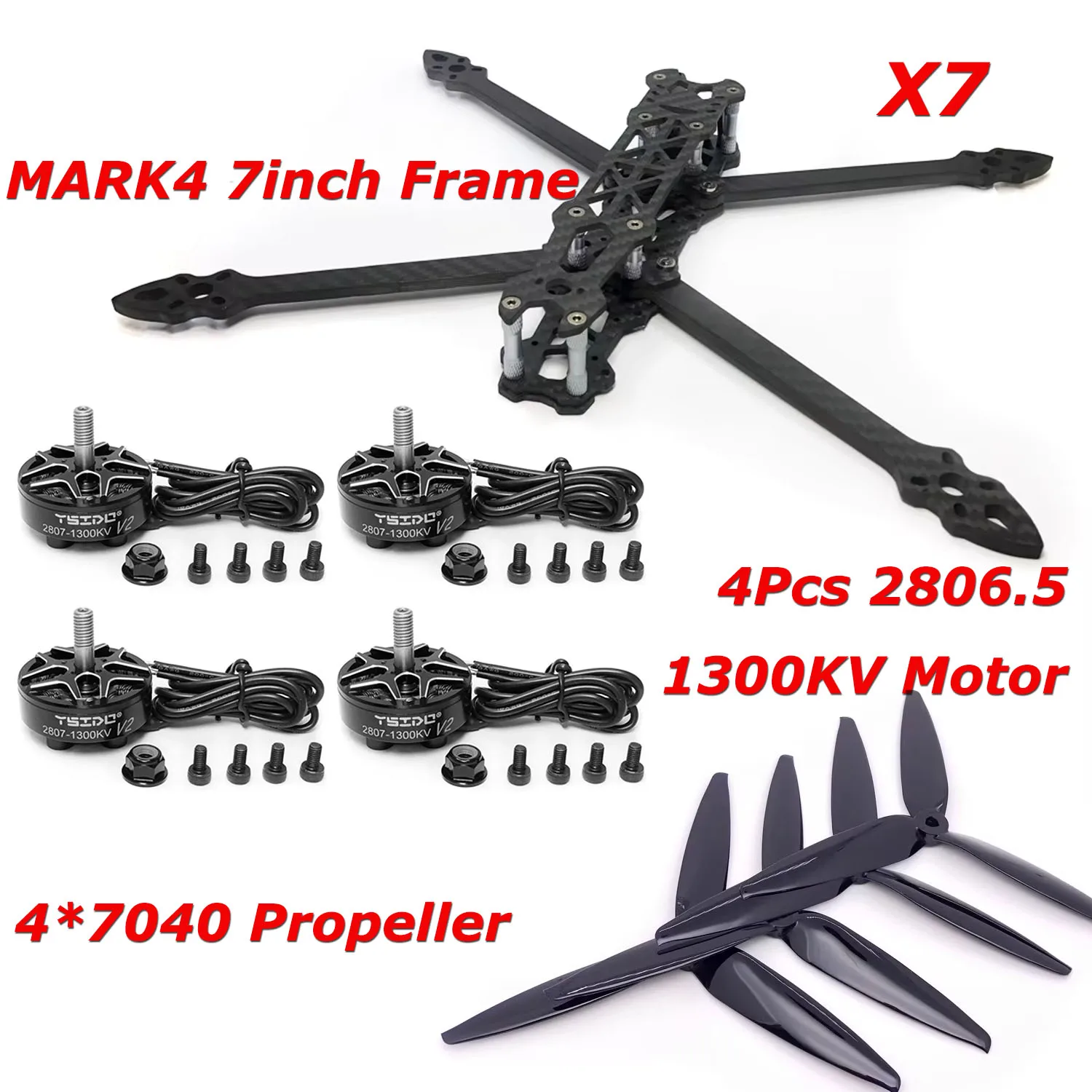 รูปสินค้า โดรน RC 7 นิ้ว บิน FPV พร้อมชุดควบคุม