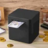 Stainless Steel Money Box Metal Saving Bank Piggy Adult For Bills Break To Open Kids 3