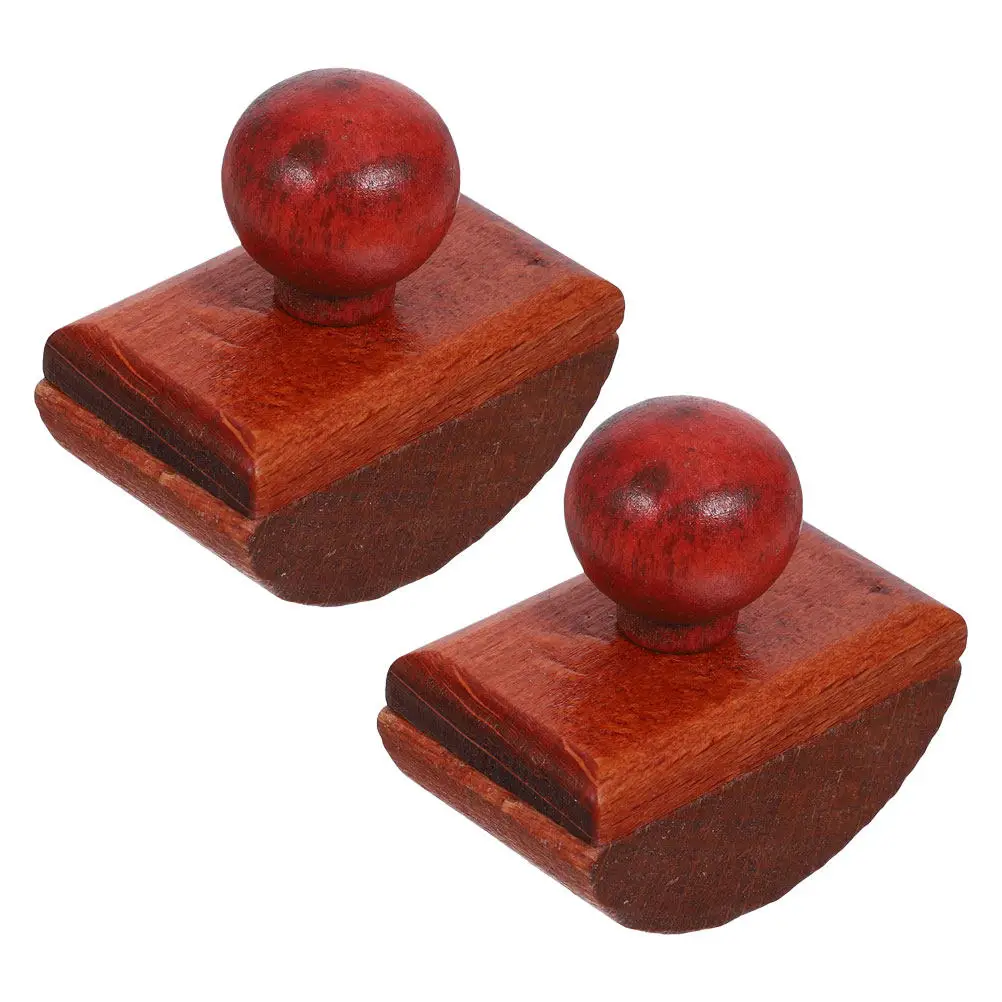 2Pcs 서예 예술가를 위한 나무 잉크 흡수판 로킹 디자인 만년필 사용자 스탬프 매니아 잉크 흡수제 빠른 건조
