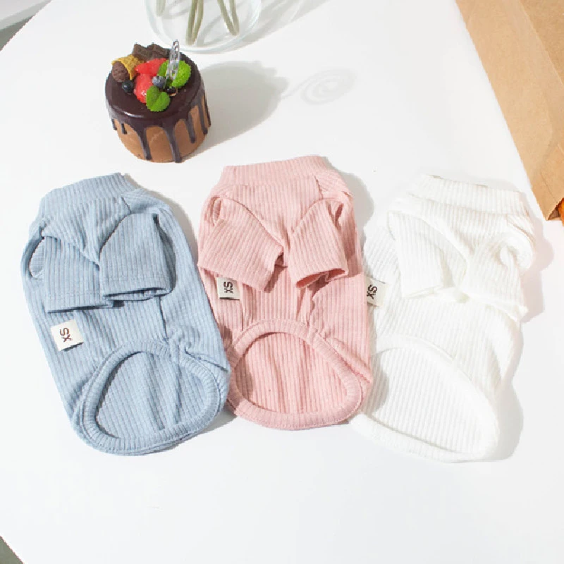 Doggy Puppy Cat Small Dog T-Shirt Pajamas Chihuahua Clothing Yorkshire Terriers Pomeranian Shih Tzu Xs Dog Costume Pet Shirt