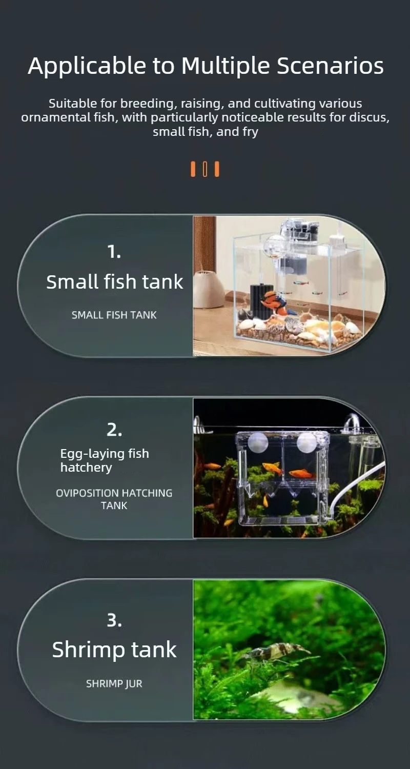 Großer Aquarium-Schwammfilter für Aquarium, Luftpumpe, Skimmer, biochemischer Schwammfilter mit Medienball, Aquarium-Bio-Filter, Filtro – Detail 27